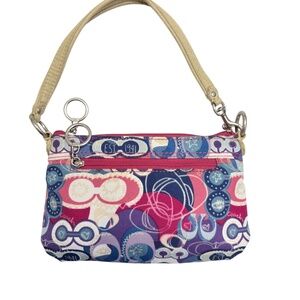 Coach poppy rare y2k pink and purple mini bag